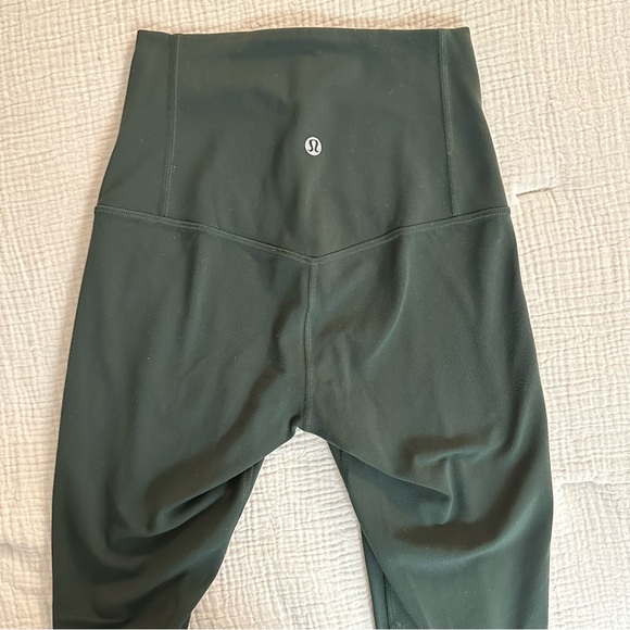 LULULEMON Unlimit HR Tight leggings 25 Forest Green Size 2 - Picture 5 of 8